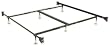 Adjustable California King Sturdy Metal Bed Frame w/ Glides By Fashion Bed Group