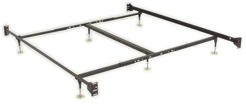Adjustable California King Sturdy Metal Bed Frame w/ Glides By Fashion Bed Group