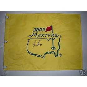 Gary Player Signed 2009 Masters Golf Pin Flag
