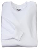 NEW JERZEES - 50/50 Cotton/Poly Long Sleeve T-Shirt White-M