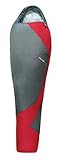 Lafuma Extreme 800 40-Degree Sleeping Bag - Grey/Red (Left Zip)