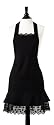 Jessie Steele Bib Sophia Black Lace Apron
