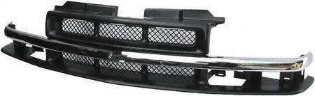 98-04 CHEVY CHEVROLET BLAZER S10 s-10 GRILLE SUV, Base Model, LS, 4-Door, Chrome, Argent (1998 98 1999 99 2000 00 2001 01 2002 02 2003 03 2004 04) 6970 15716678