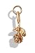 9ct Gold Tiny Single Rose Bud Bracelet Charm Pendant