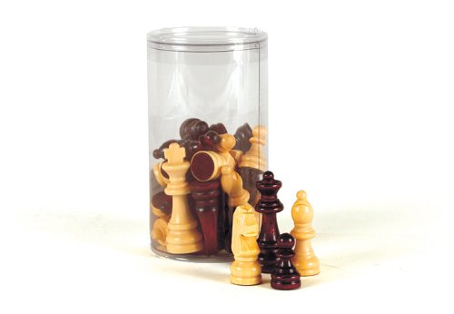 NATURAL GAMES 6170109 Holz-Schachfiguren-Set