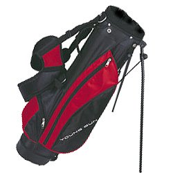 Buy Young Gun RED Junior Stand bag with Rain Hood by Young Gun now!
