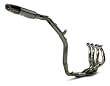 Akrapovic Evolution Complete Exhaust - Titanium Header - Hexagonal Titanium Muffler - Carbon Cap (Underseat) , Material: Titanium S-K6EFT5T-ACT