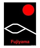 Fujiyama Places Photographic Poster Print by Asbjorn Lonvig, 8x10