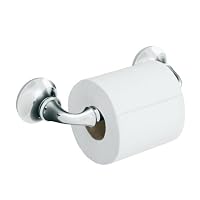 KOHLER K-11374-CP Forte Sculpted Toilet Tissue Holder, Polished Chrome