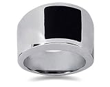 0.00 CTW Men's Diamond Ring in 18K White Gold