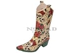 Nomad Women's Yippy Rain Boot, Natural Skull Rose, 8 M US