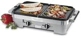 Cuisinart GR-55 Griddler Stainless Steel Nonstick Grill/Griddle Combo