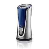 TheSharperImageEVSI-HD40WarmandCoolMistUltrasonicTowerHumidifier,Silver