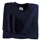 Gildan - 100% Cotton Long Sleeve T-ShirtNavy-S