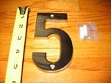 Satin Nickel House Number 5