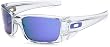 Oakley Men's Iridium Fuel Cell Rectangular Sunglasses