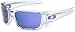Oakley Men's Iridium Fuel Cell Rectangular Sunglasses