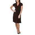 Merona&reg; Petites Faux Wrap Dress - Natures Brown&nbsp;