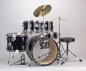 CB Drums JRX55 Junior 5-Piece Kit Package (Black)