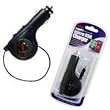 PREMIUM RETRACTABLE RAPID CAR CHARGER for MOTOROLA RAZR2 V8, V9M, Q9H, Z9 / LG ENV2 VX9100 - RETAIL PACKAGING