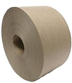(Pack of 2 Rolls) 2.75" X 375', Reinforced Gummed Kraft Paper Tape, for Sealing and Packaging, 2.75 Inches X 375 Feet *Commercial Quality* #233 by YB Packaging