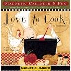 Love to Cook 2009 Magnetic Mount Wall Calendar