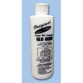 Glo Germ Gel 8 Ounce Simulated Germs Hygiene Safety by GloGerm