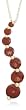 10k Yellow Gold, January Birthstone, Garnet Journey Pendant, 18"