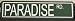 PARADISE ROAD STRET SIGN
