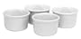 Chantal Ceramic 1-Cup Ramekins, Set of 4, White