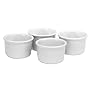 Chantal Ceramic 1-Cup Ramekins, Set of 4, White