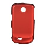 Red Rubberized Hard Cover for Samsung Dart T499 Protector Case