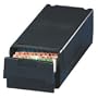 Rubbermaid-Drawer Opening Card Cabinet, 1600 Capacity, 5"x8", Black (RUB42201) Category: Index Cards and Index Card Boxes