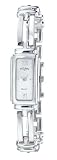 Rotary Ladies Rectangular Silver Dial Sterling Silver Bracelet Watch