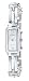 Rotary Ladies Rectangular Silver Dial Sterling Silver Bracelet Watch