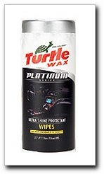 Turtle Wax Platinum Series Ultra Shine Protectant, 25 wipes