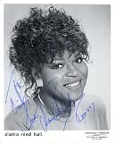Hall, Alaina Reed Autographed/Hand Signed 8x10 Photo B&W (P, Promo)