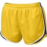 NIKE LIVESTRONG WOMEN'S TEMPO TRACK RUNNING SHORTS Livestrong Yellow *Lightweight and Comfortable*