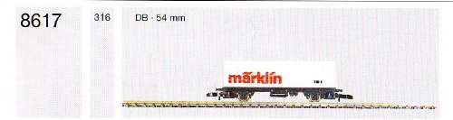 MÄRKLIN MINICLUB 8617 Containerwagen der DB