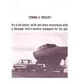 1965 CHRYSLER 'Towing a Trailer' Guide Book Brochure by Chrysler