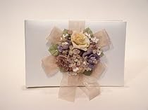 Guest Book - English Garden - Mauve & Ivory