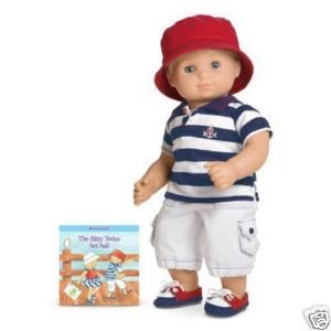 American Girl Bitty Baby Nautical Shorts outfit (bitty baby bitty baby twin) by 