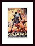 Cimarron, Art Poster with Wood Frame, poster size: 11