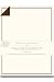 2-sided Business Paper Ivory/brown, 50 Count, $4.99
