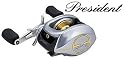 Left Hand Pflueger&reg; President&reg; Low Profile Baitcast Reel