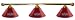 Arizona Cardinals Pool Table Light - Brass Bar