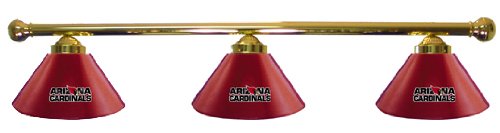 Arizona Cardinals Pool Table Light - Brass Bar