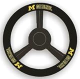 Michigan Wolverines Leather Steering Wheel Cover