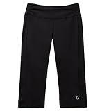 Moving Comfort Womens Fearless Capris, Black, 2X