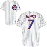 Mark DeRosa Chicago Cubs Authentic Home Jersey by Majestic Athletic
